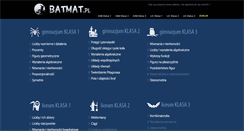 Desktop Screenshot of batmat.pl